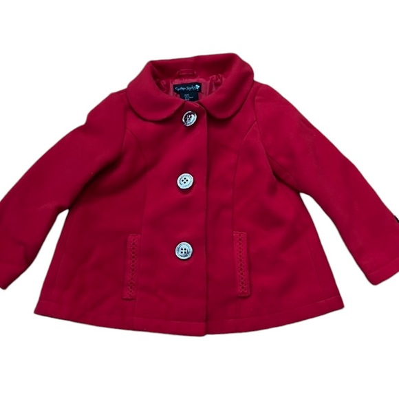 CYNTHIA ROWLEY: ADORABLE TODDLER GIRL LINED JACKET SZ 2t - Picture 1 of 7